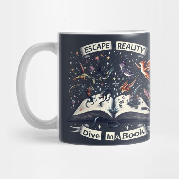 Escape Reality Dive In A Book by MakerMind8.2